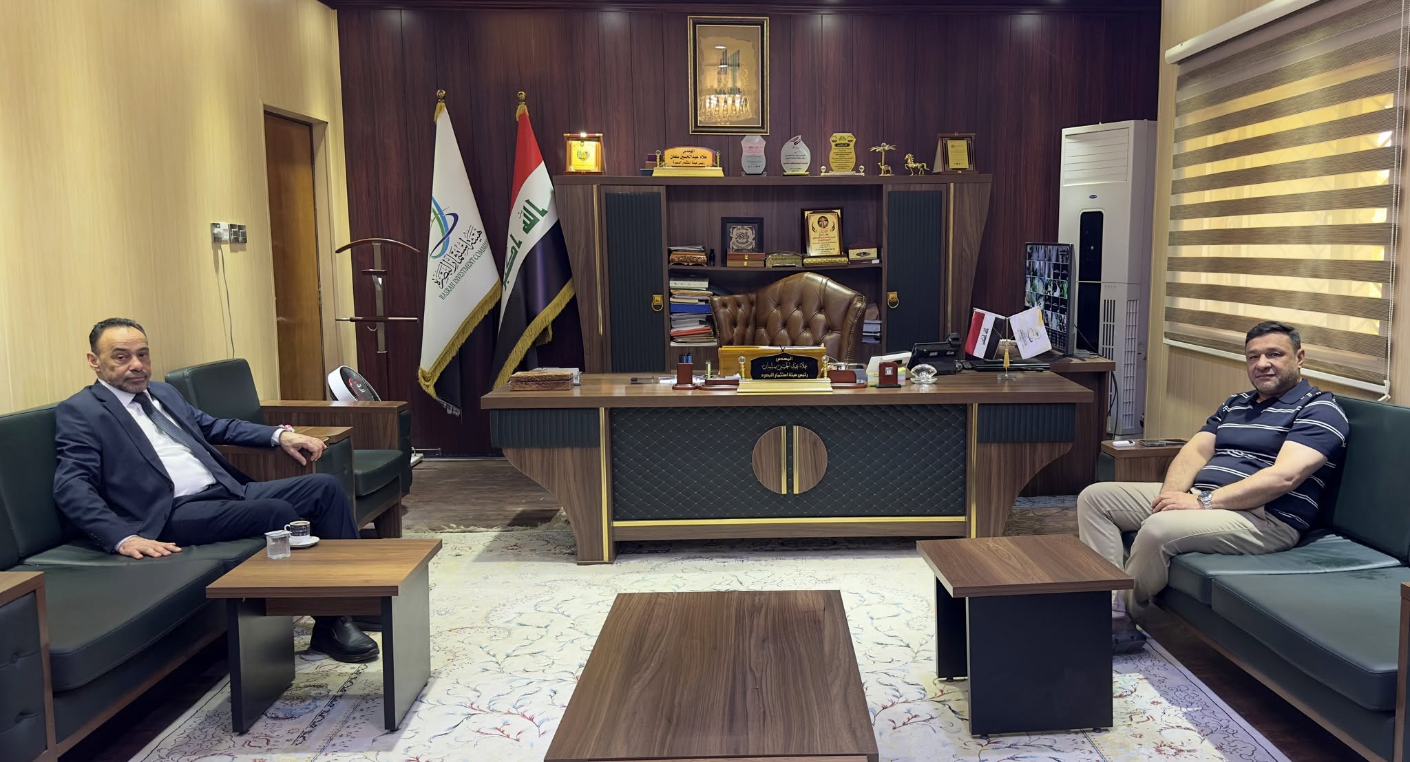 استثمار البصرة تبحث مع النائب جهاد العبادي دعم المشاريع التنموية وتعزيز البيئة الاستثمارية